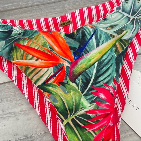 Rip Curl Palm Print Bikini Bottoms - Picture 2 of 6